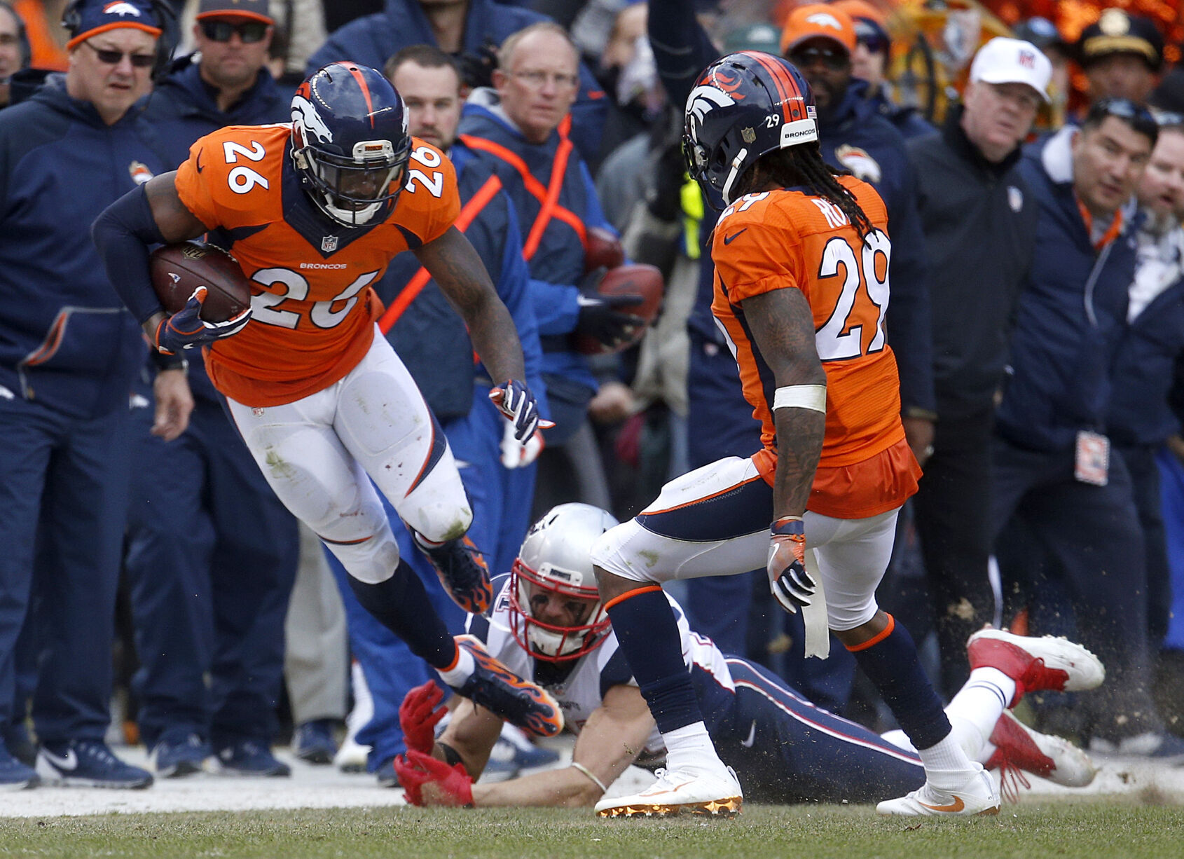 2016: Bradley Roby picks Tom Brady on game-deciding play to send Broncos to Super Bowl